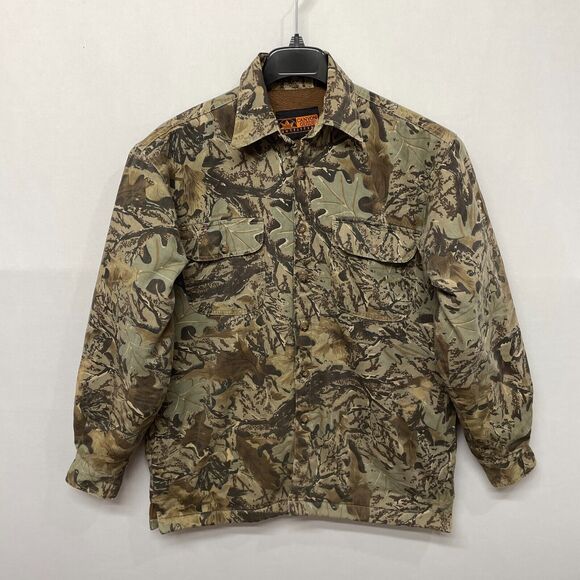 Canyon Guide Outfitters Men Camo Button Shirt Jacket Size Medium B355 -6 - Picture 1 of 16